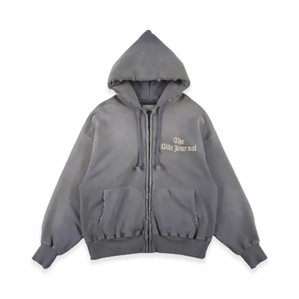 BOW WOW The Ditc Journal Zip Hoodie Aged "Eggplant"
