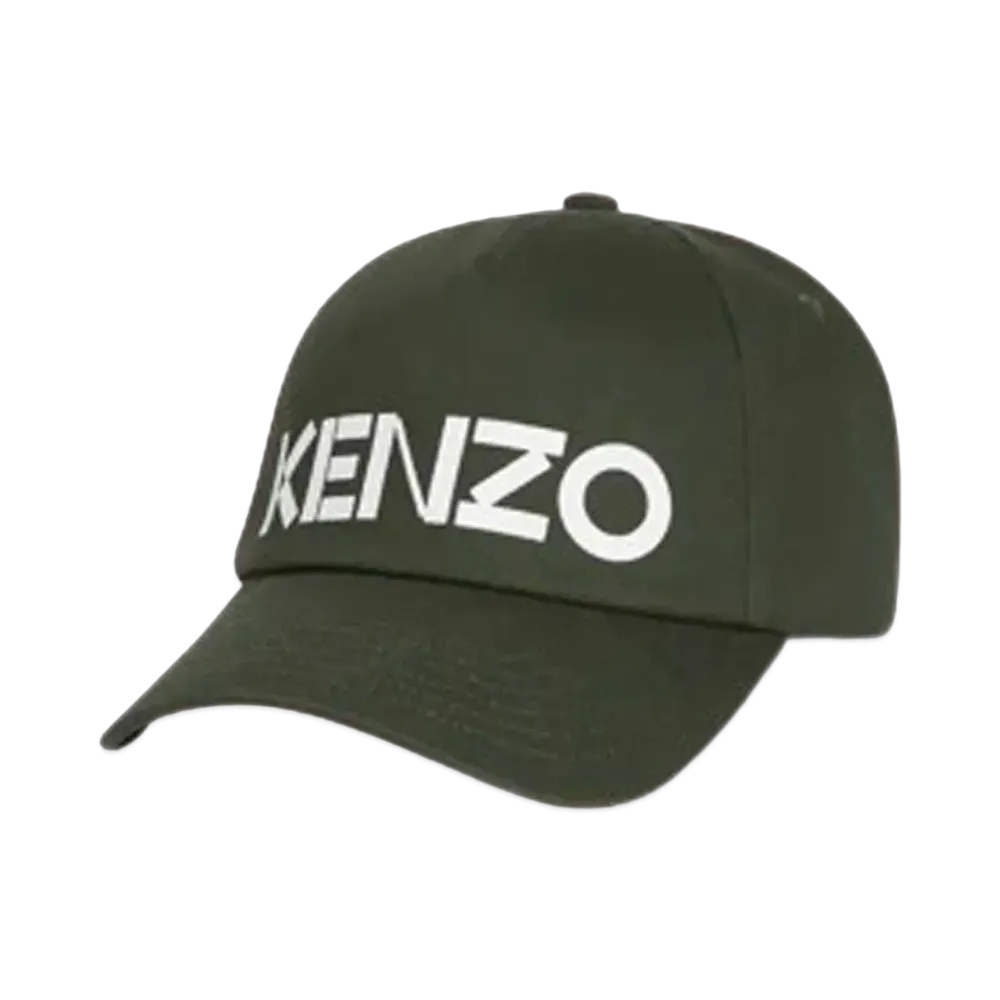 KENZO 'GRAPHY' Cotton Baseball Cap "Dark Khaki"