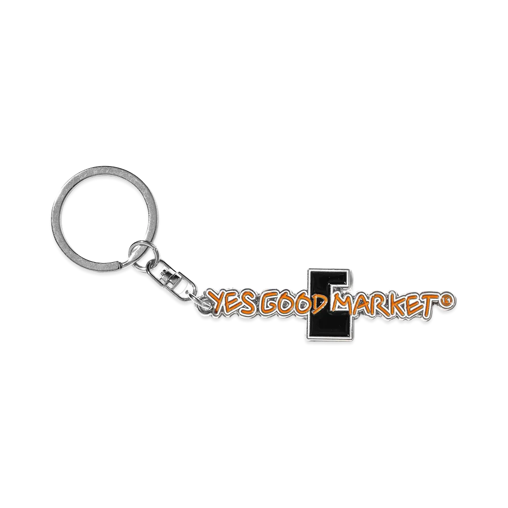 CLESSTE C × Yes Good MarketLogo Key Holder "Orange/Black"