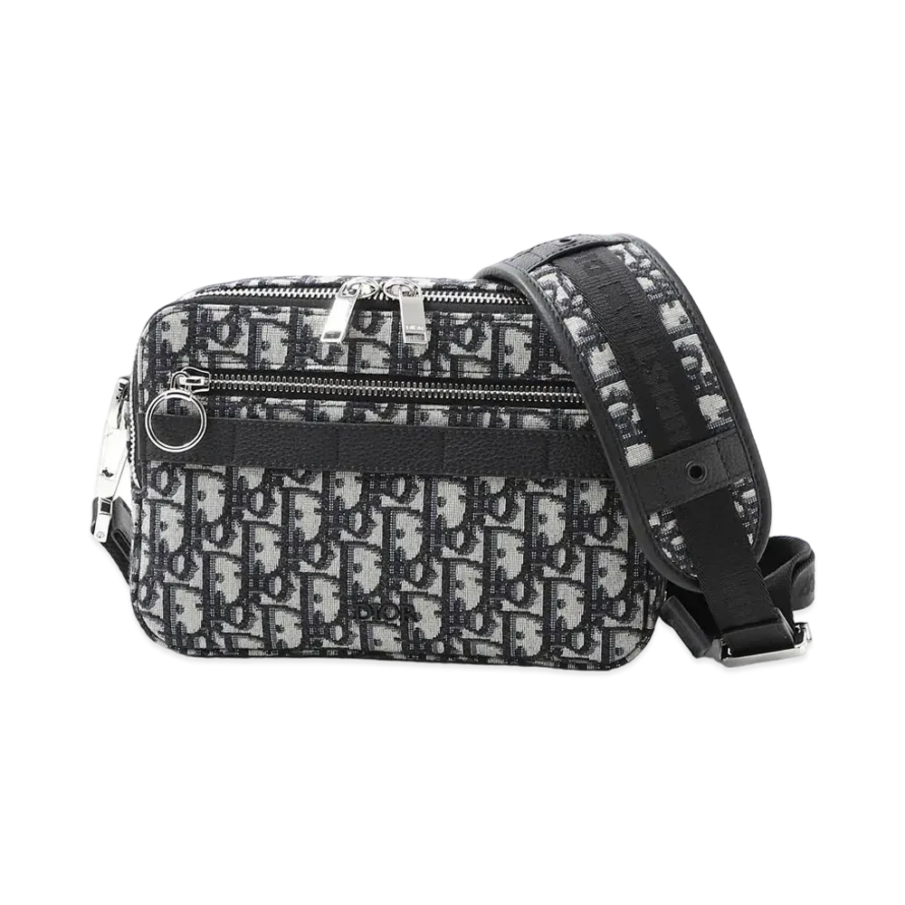 Dior Pouch with Shoulder Strap "Navy"