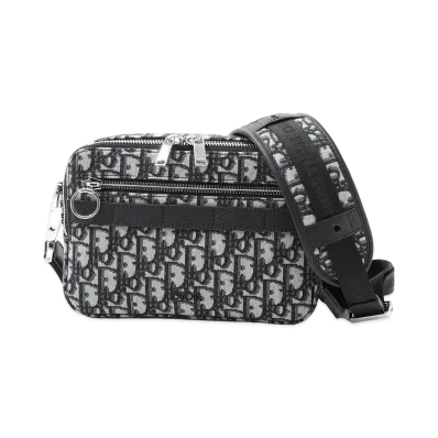 Dior Pouch with Shoulder Strap "Navy"