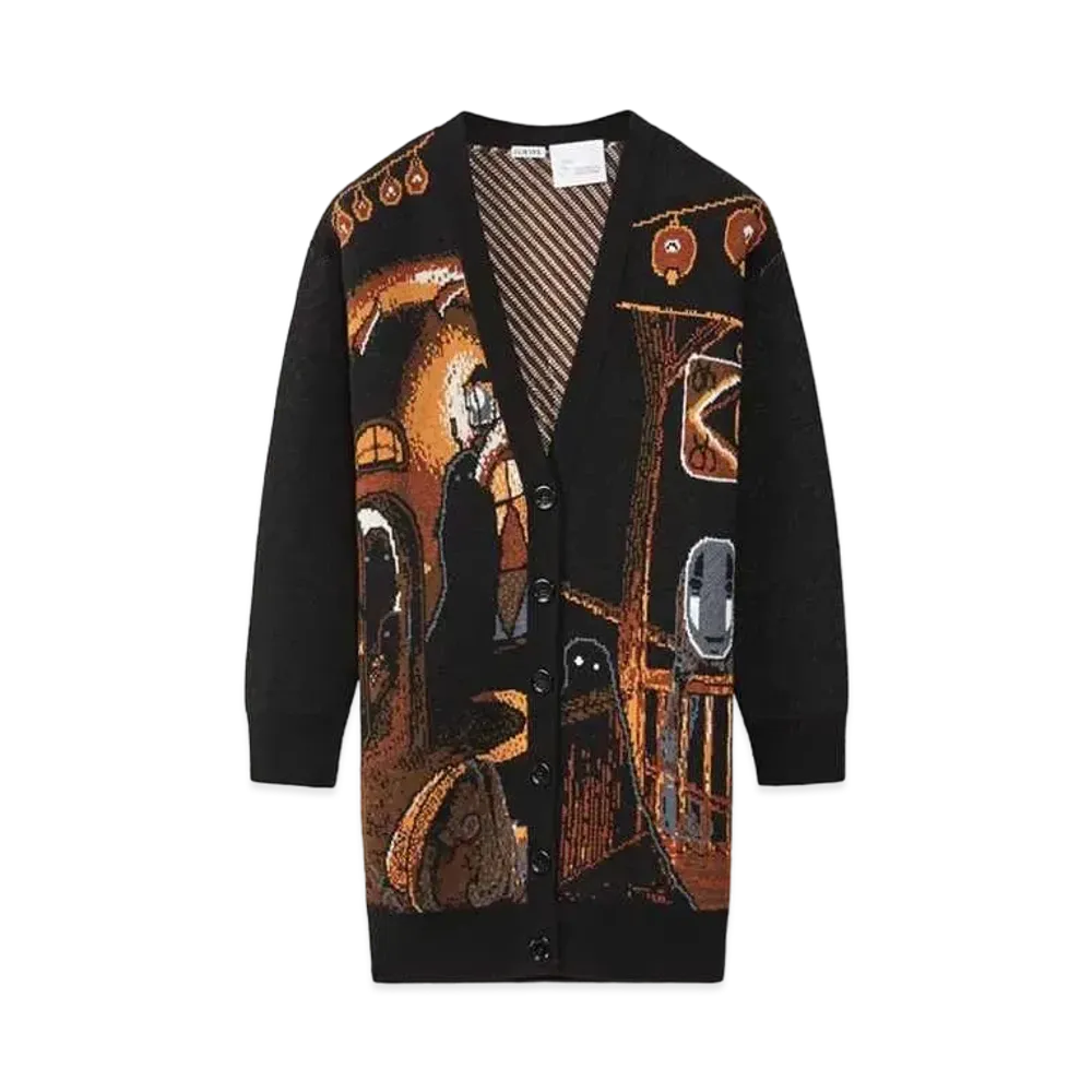 LOEWE x Spirited Away Chihiro Long Cardigan In Wool