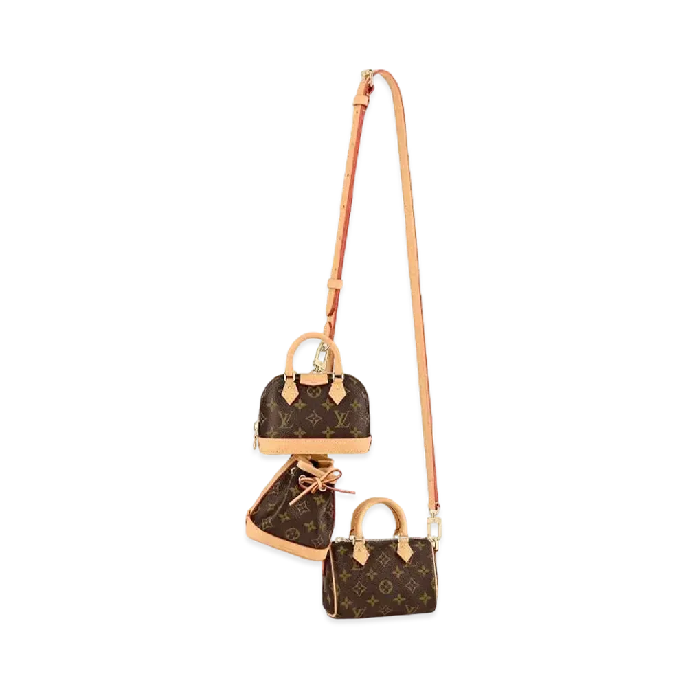 Louis Vuitton Trio Mini Computer Monogram