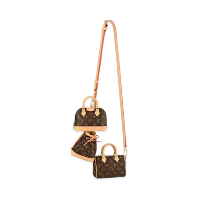 Louis Vuitton Trio Mini Computer Monogram