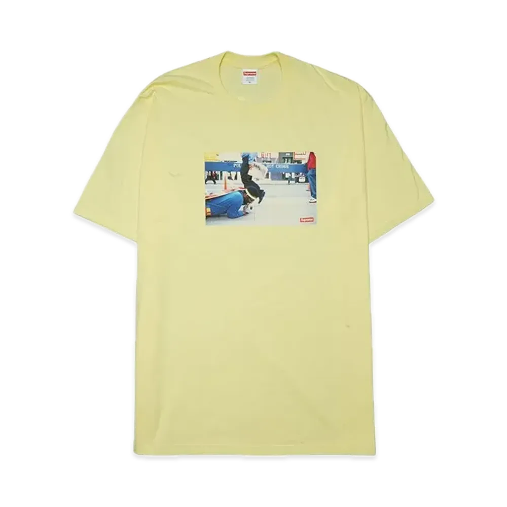 Supreme Great White Way Tee "Pale Yellow"