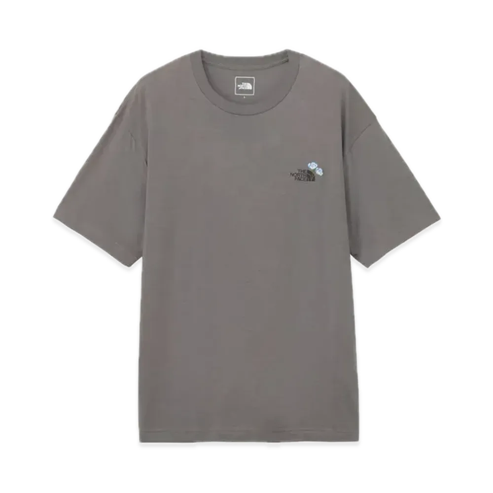 The North Face Short Sleeve Flower Logo Tee "Smoked Pearl"