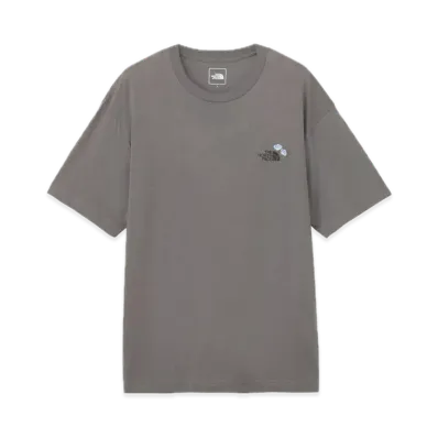 The North Face Short Sleeve Flower Logo Tee "Smoked Pearl"
