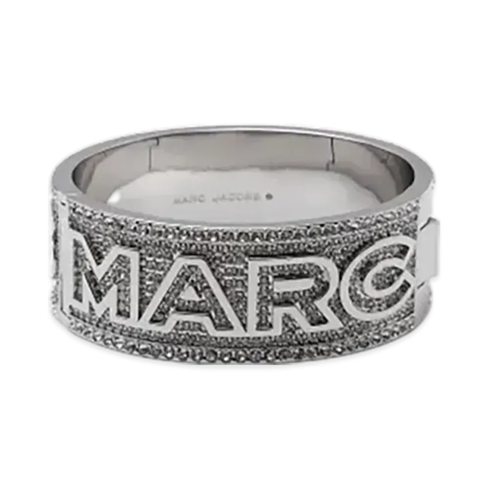 Marc Jacobs The Monogram Pave Cuff Bracelet "Crystals"