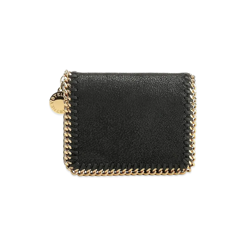 STELLA McCARTNEY Women's Falabella Bi-Fold Wallet "Black"