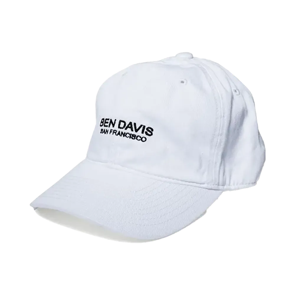 BEN DAVIS Twill Cap "White"