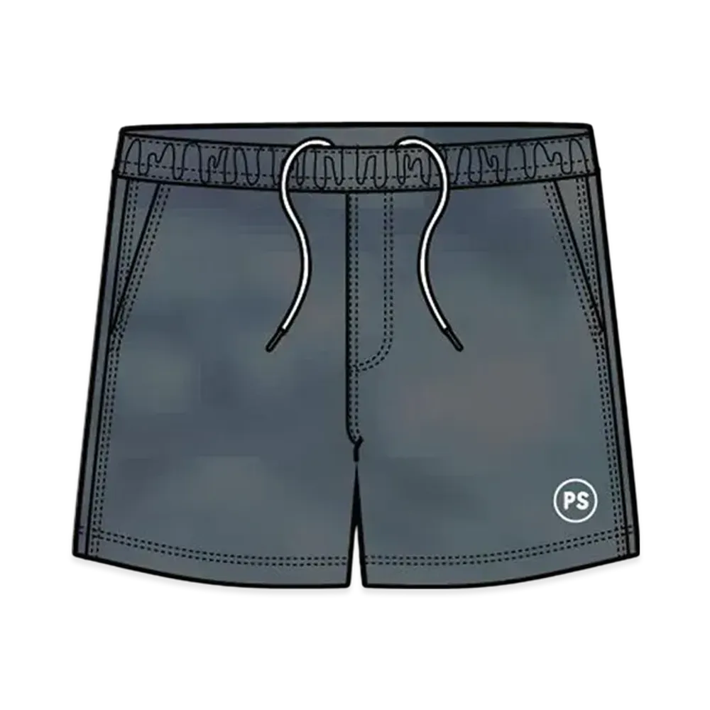 POLeR Tie Dye Hybrid Short Pants "Gray Tie Dye"