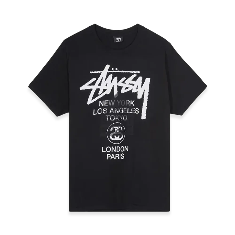 Stussy DSM World Tour Tee "Black"