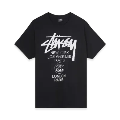 Stussy DSM World Tour Tee "Black"