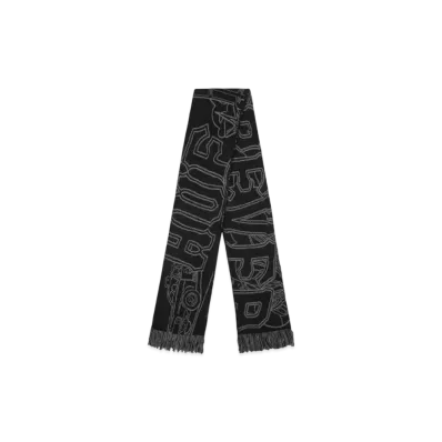 HUF Winter 24 Forever Scarf "Black"