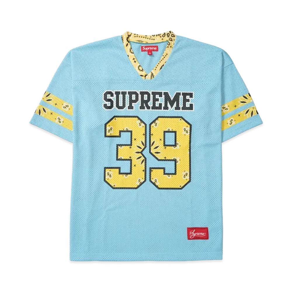 Supreme Bandana Football Jersey "Blue"