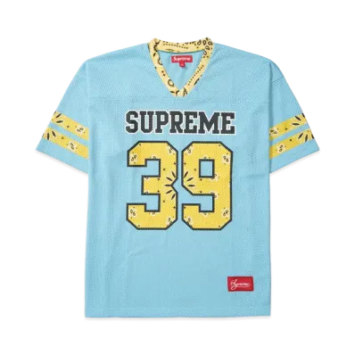 Supreme Bandana Football Jersey "Blue"