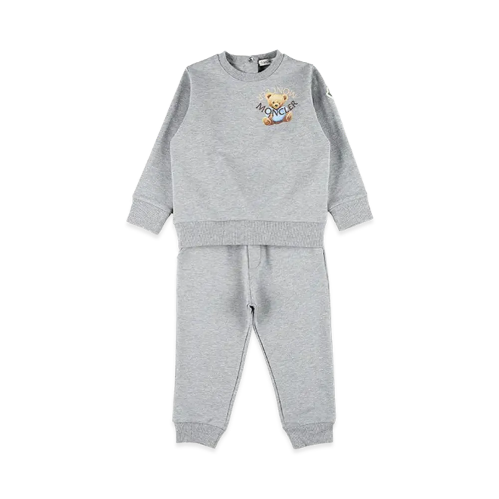 MONCLER Kids Sweatshirt And Joggers "Gray"