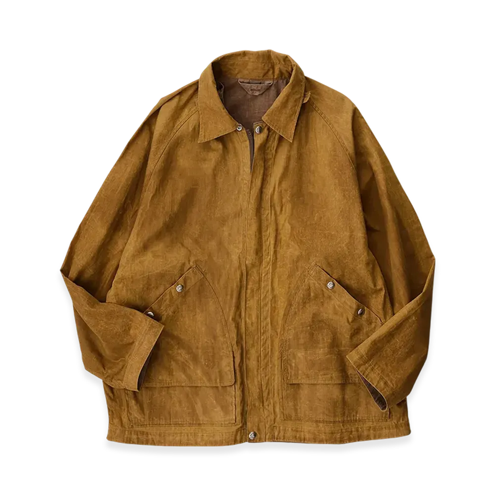 NICENESS Andy.H Solid Hunter Jacket "Mustard/Brown"