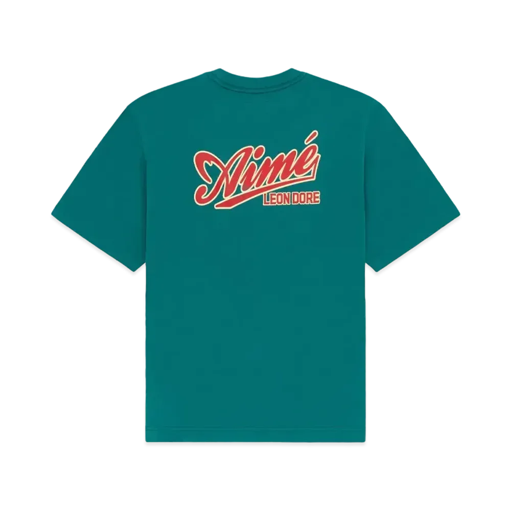 Aime Leon Dore Cycling Logo Tee "Light Green"
