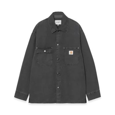 Carhartt WIP Parrish Shirt Jac "Obsidian(Stone Washed)"