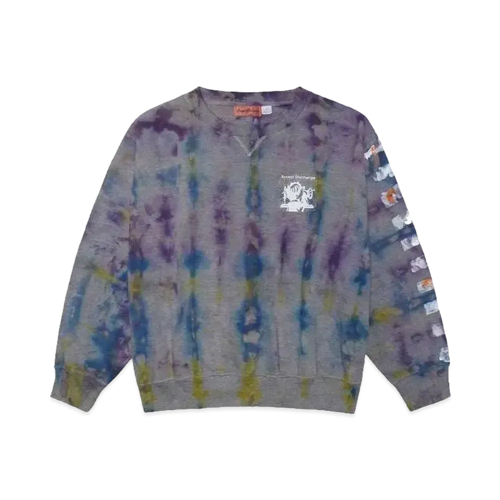 ACCEPT DISCHARGE Tie Dye Sweat "TIEDYE"