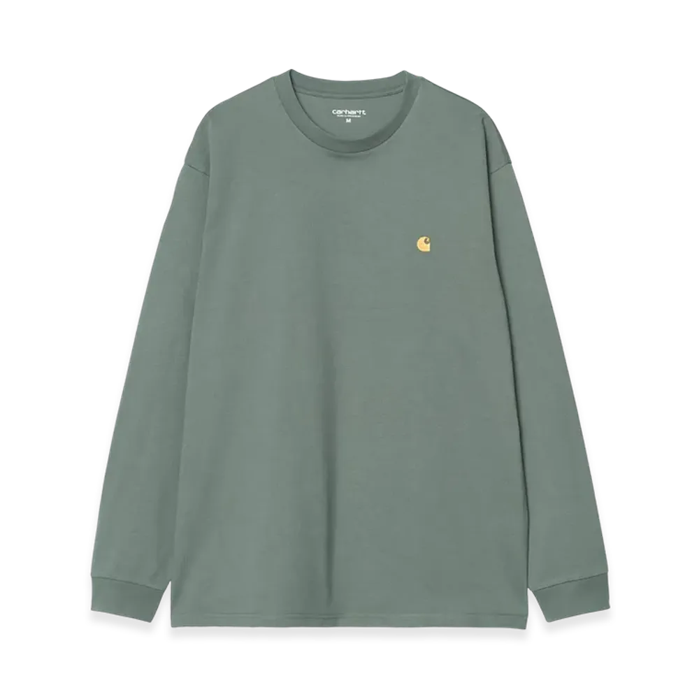 Carhartt WIP L/S Chase T-Shirt "Velvet Green/Gold"