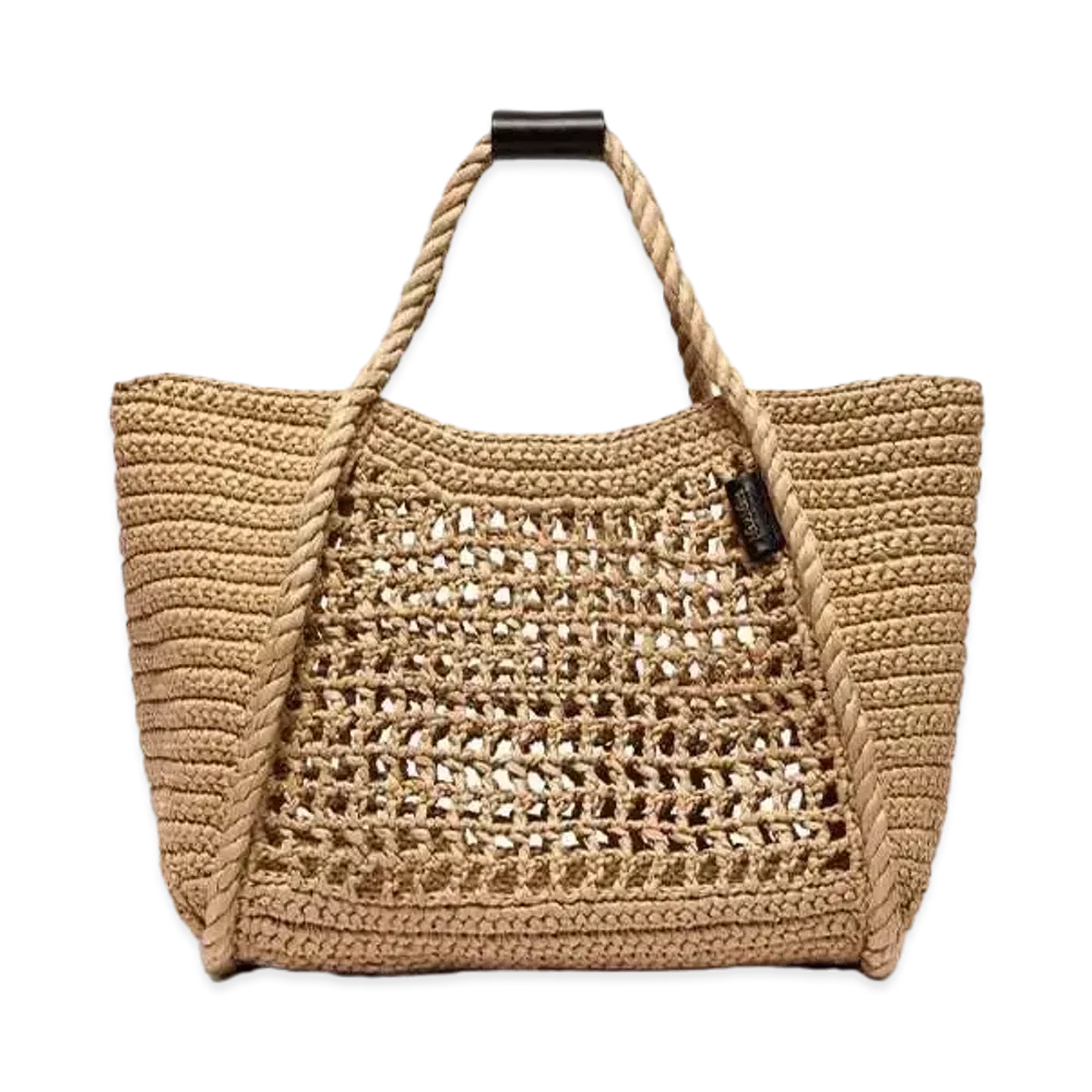 Max Mara Marine Basket Medium Bag "Clay"
