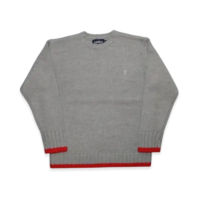 SAPEur Crew Neck Knit "Gray"