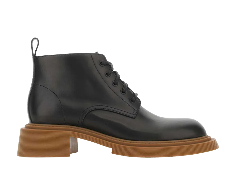 LOEWE Combat Ankle Boot Leather "Black"