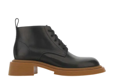 LOEWE Combat Ankle Boot Leather "Black"