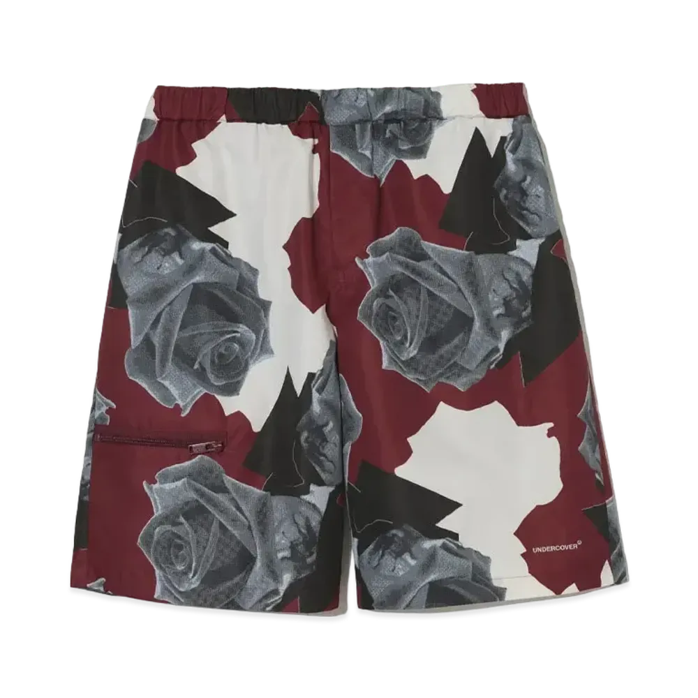 UNDERCOVER Polyester Taffeta Short Pants "Bord Base"
