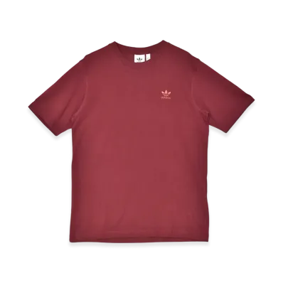 adidas Trefoil Essentials Tee "Shadow Red"