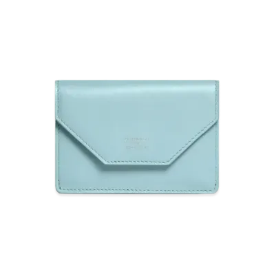 BALENCIAGA Envelope Mini Wallet Smooth Calfskin Japan Exclusive "Light Blue"