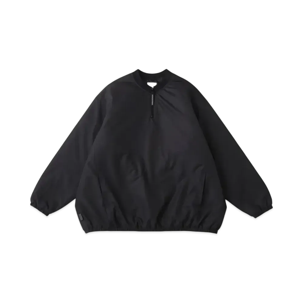 S.F.C Baseball Half Zip Jacket "Black"
