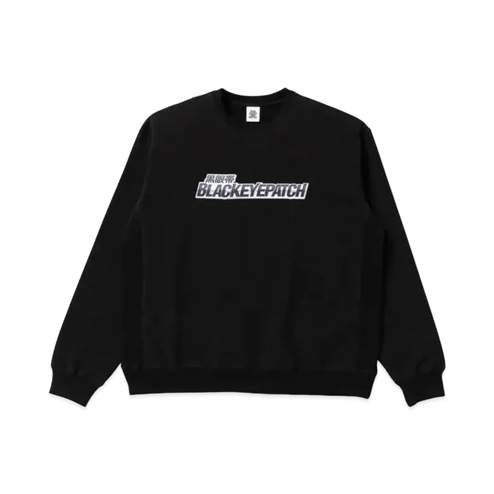 BlackEyePatch WANGAN LINE CREW SWEAT "Black"