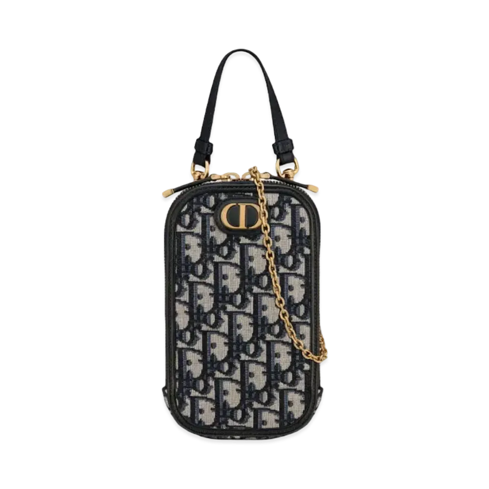 Dior 30 Montaigne Phone Holder "Blue"