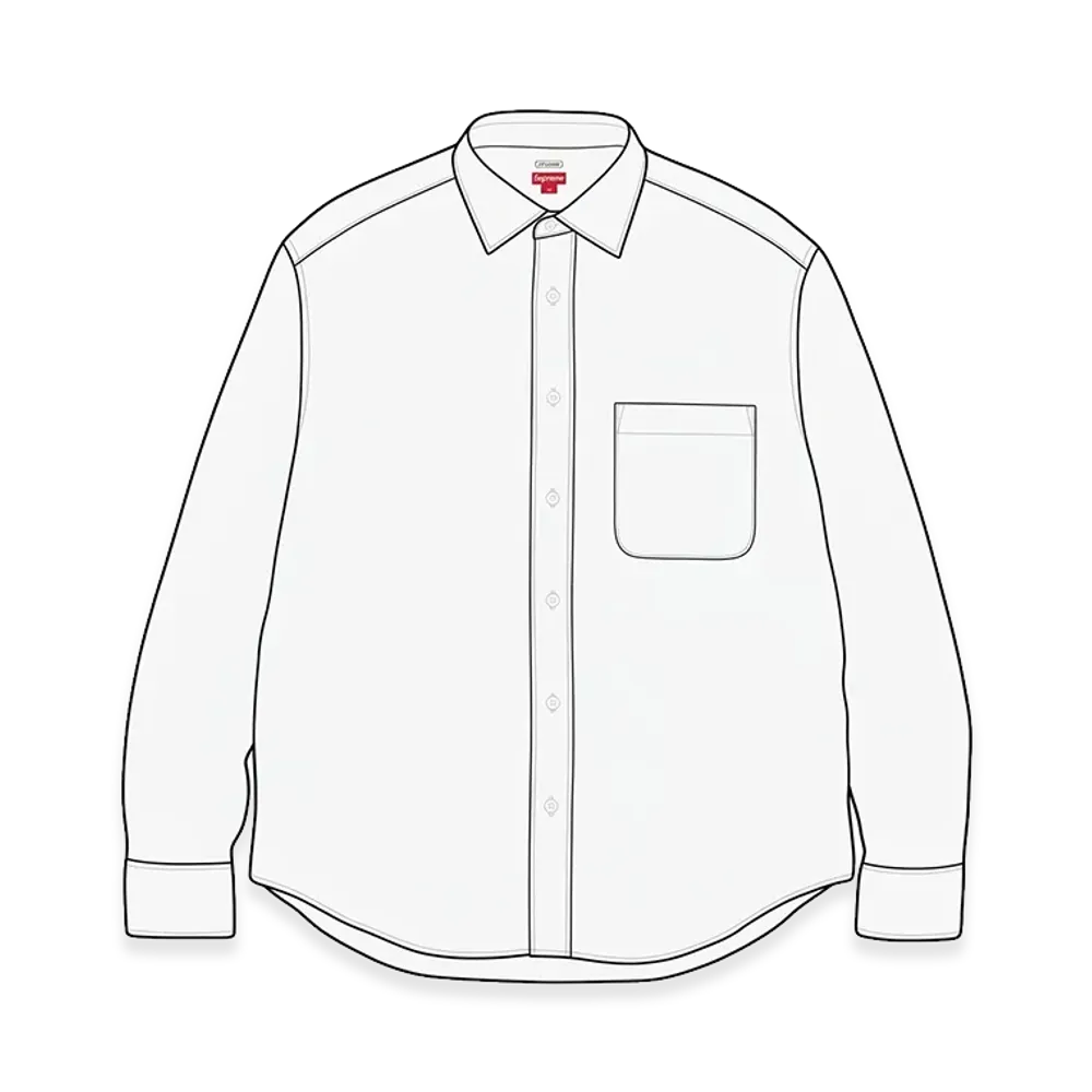 Supreme x A.PRESSE Shirt "White"