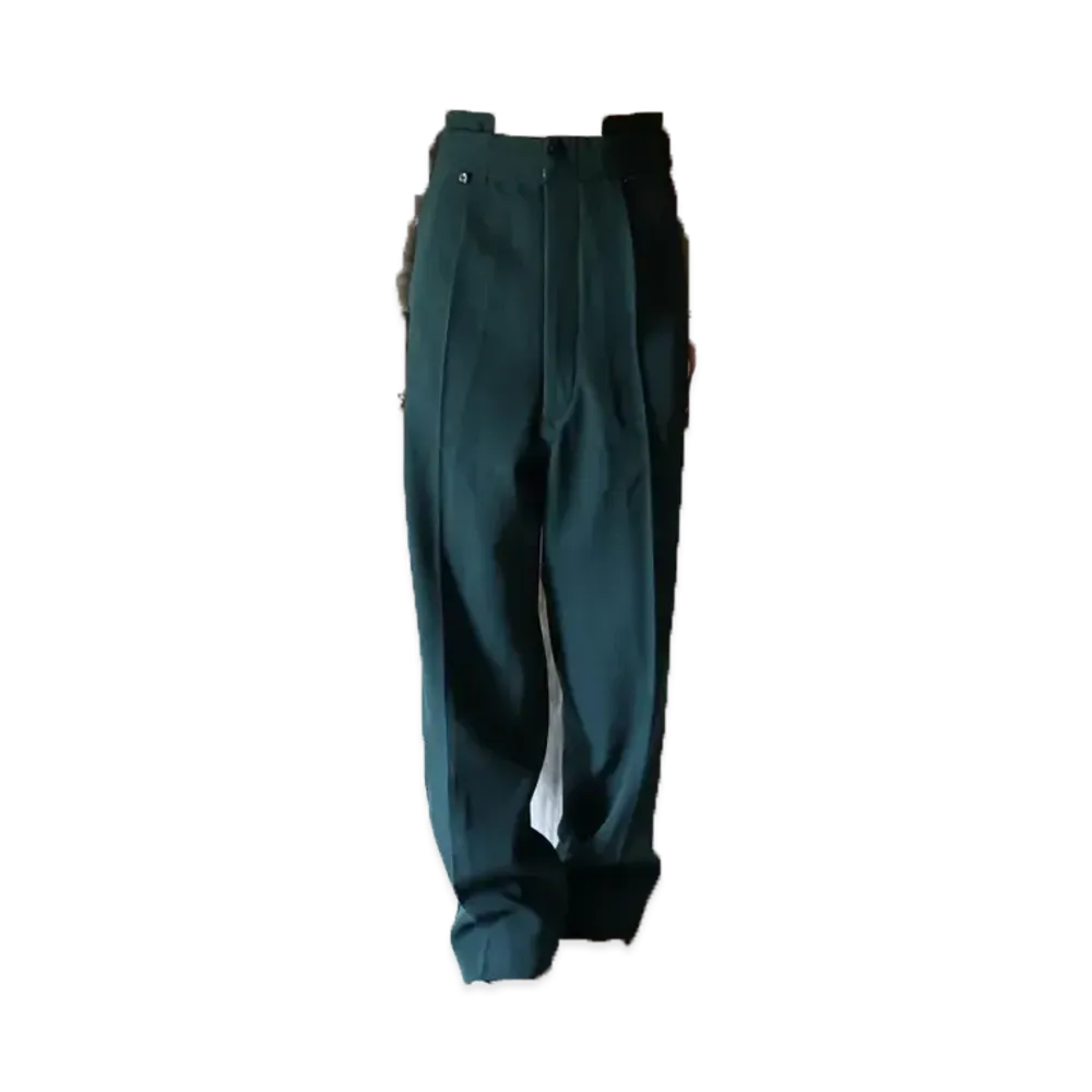 FUMIKA UCHIDA High-waist Band Pants "Britishgreen/Black"