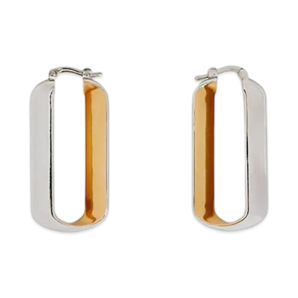 Jil Sander Earrings "Gold/Silver"