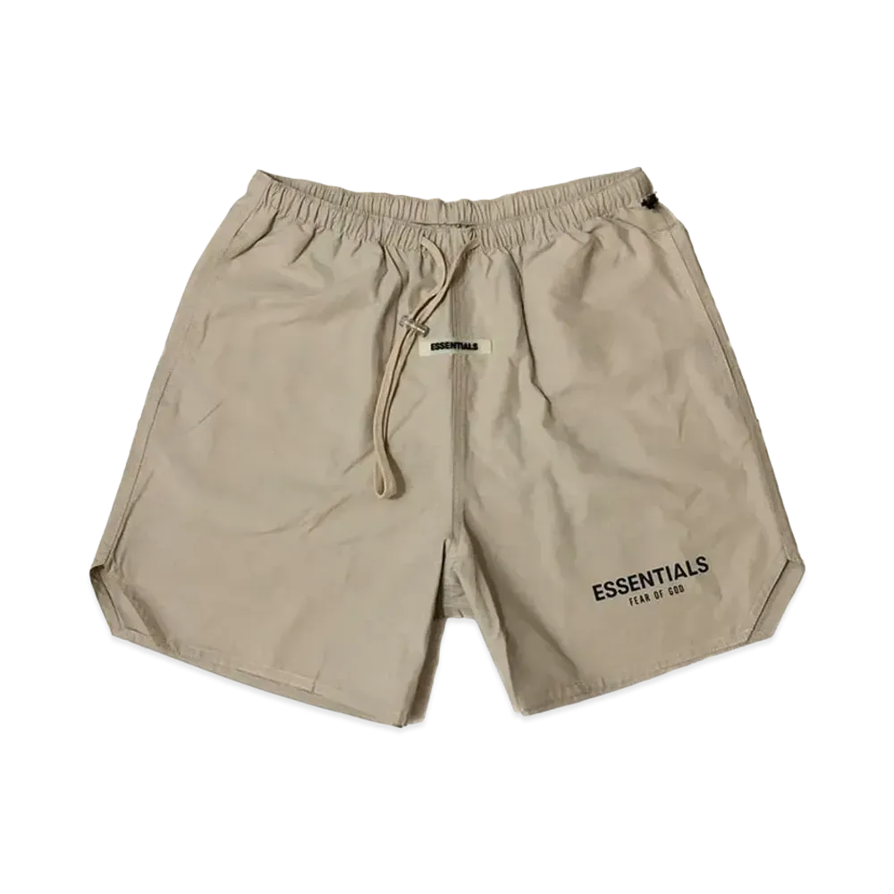 FEAR OF GOD ESSENTIALS Nylon Active Shorts "Tan"