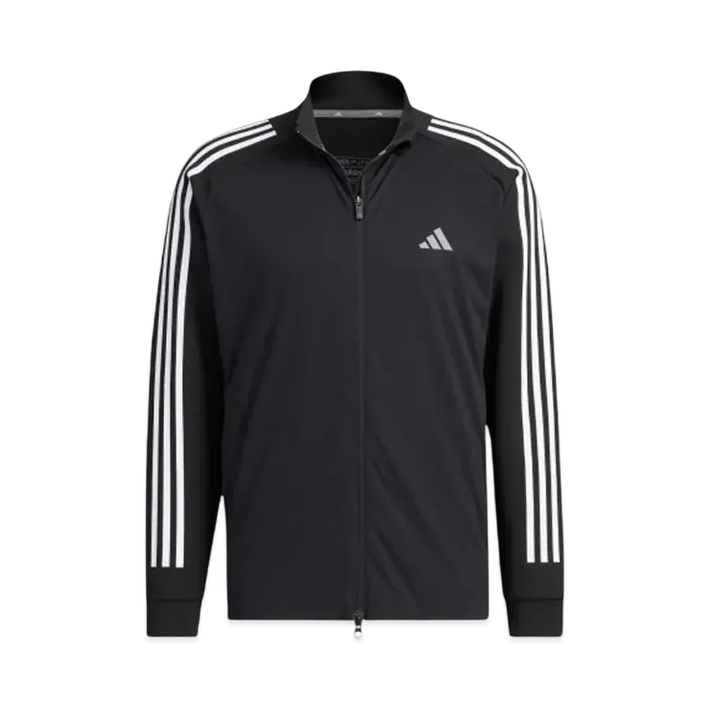adidas Fabric Mix Long Sleeve Full Zip Jacket "Black"