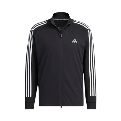 adidas Fabric Mix Long Sleeve Full Zip Jacket "Black"