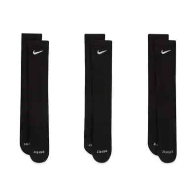 Nike x Stussy Cushioned Crew Socks (3 Pairs) "Black"