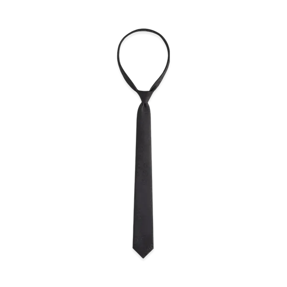 Kith x Giorgio Armani Monogram Jacquard Tie "Black"