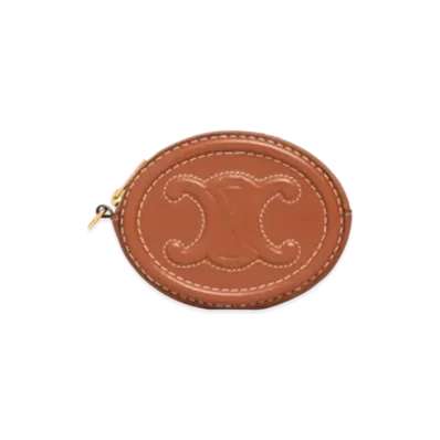 CELINE Coin Purse In Smooth Calfskin "Tan"