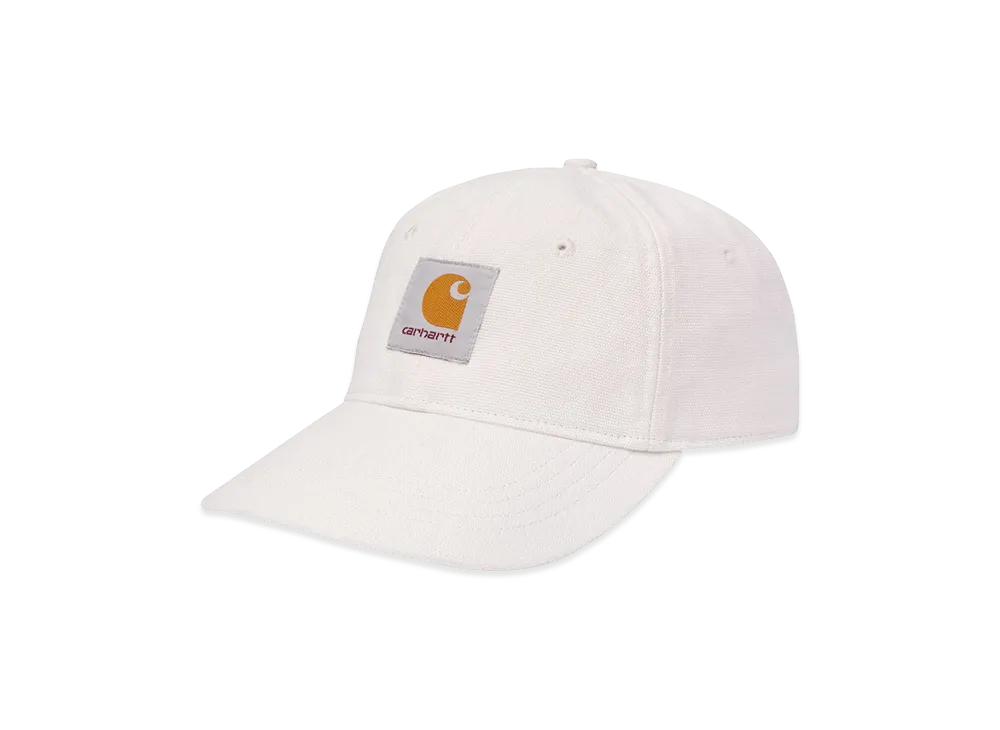 Carhartt WIP Canvas 6-Panel Cap "Wax/Black(Stone Washed)"