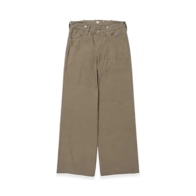 T.T Taiga Takahashi LOT.209 Buckle-Backed Trousers "Beige"
