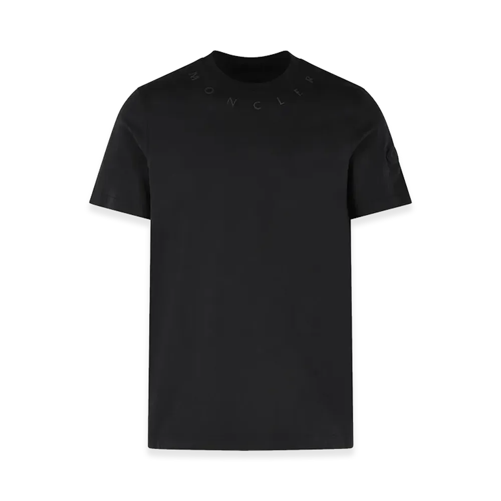 MONCLER Cotton T-Shirt "Black"