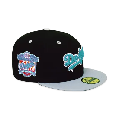 NEW ERA x THE CAP THE CAP 59Fifty Vivid Code Los Angeles Dodgers "Black/Gray"