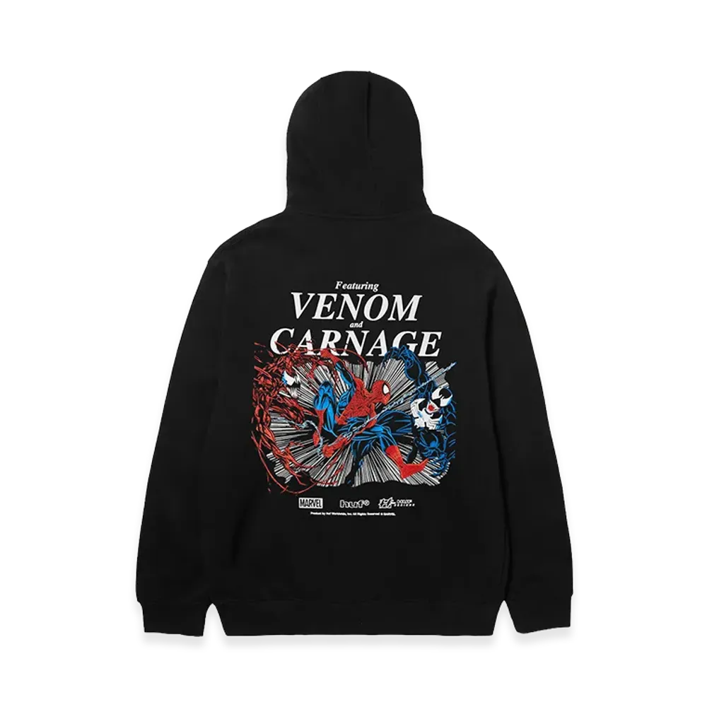 HUF x Spider-Man Maximum Carnage Hoodie "Black"